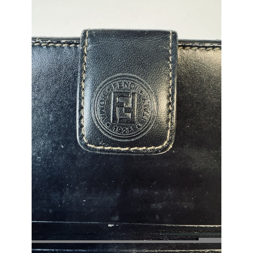 Fendi Vintage Pecan Leather Bifold Long Wallet for Ladies, Excellent Condition - Picture 5 of 10